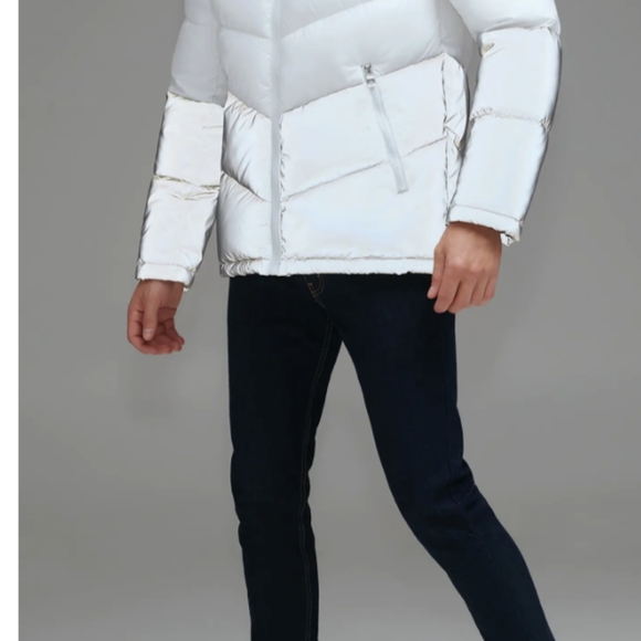 GUESS Color Block Reflective Puffer - Picture 2 of 3